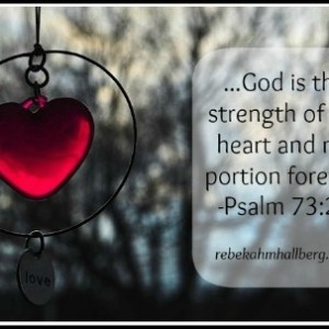 God is the strength of my heart