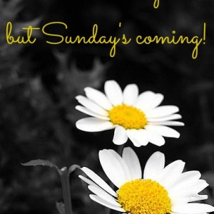 It's Friday, but Sunday's coming!