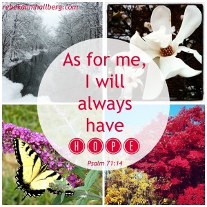 A Year of Hope - how just one word changed my life || rebekahmhallberg.com